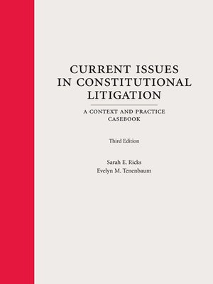 cover image of Current Issues in Constitutional Litigation